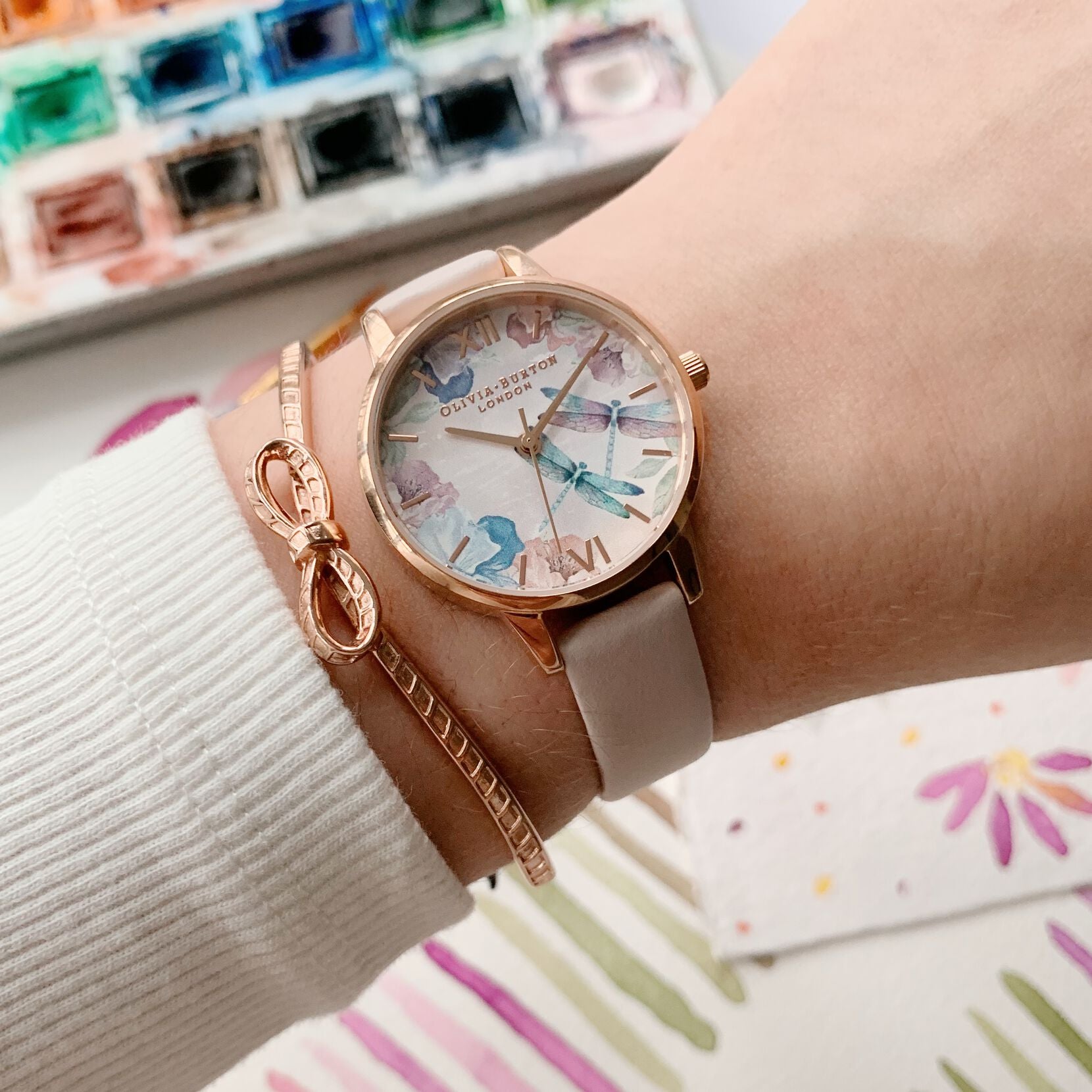 Olivia burton dragonfly watch new arrivals