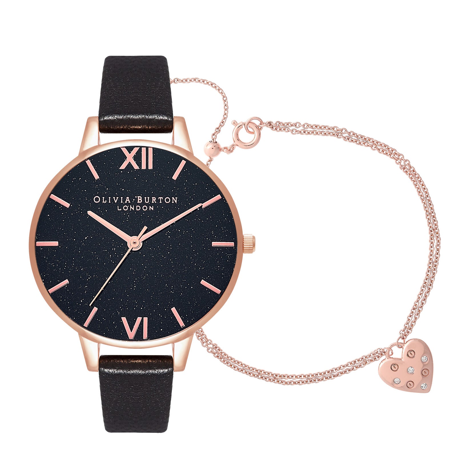 Ladies Glitter Dial Set OBGSET158 Olivia Burton