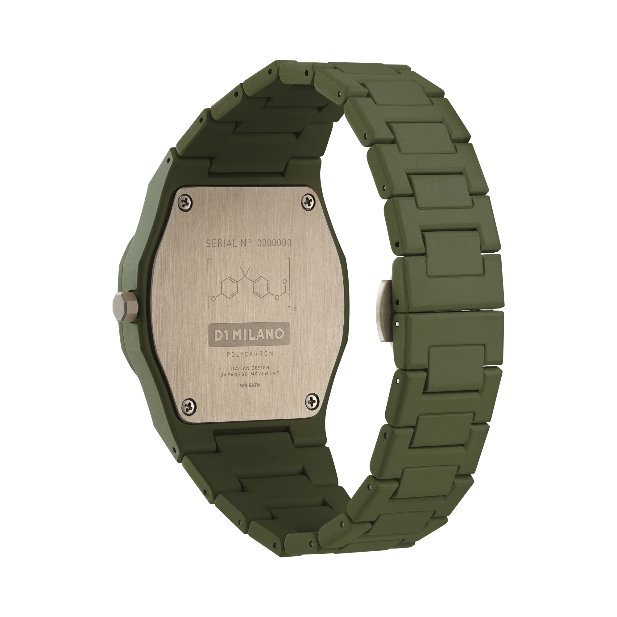 Men's Military Green Watch D1-PCBJ22 D1 Milano