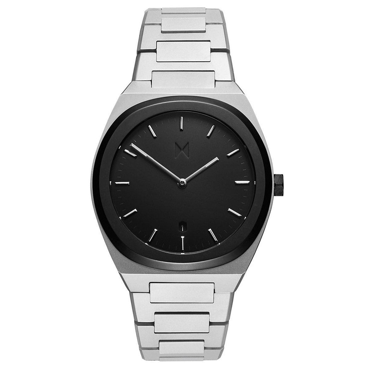 Odyssey Men's Black Dial Stainless Steel Watch D-SH01-SSBL MVMT