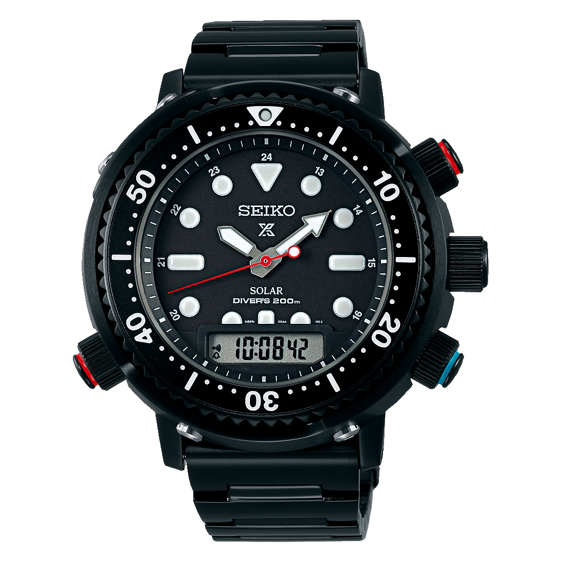 Men's Prospex Solar Commando Arnie’ Hybrid Diver’s 40Th Anniversary Watch SNJ037P1 Seiko
