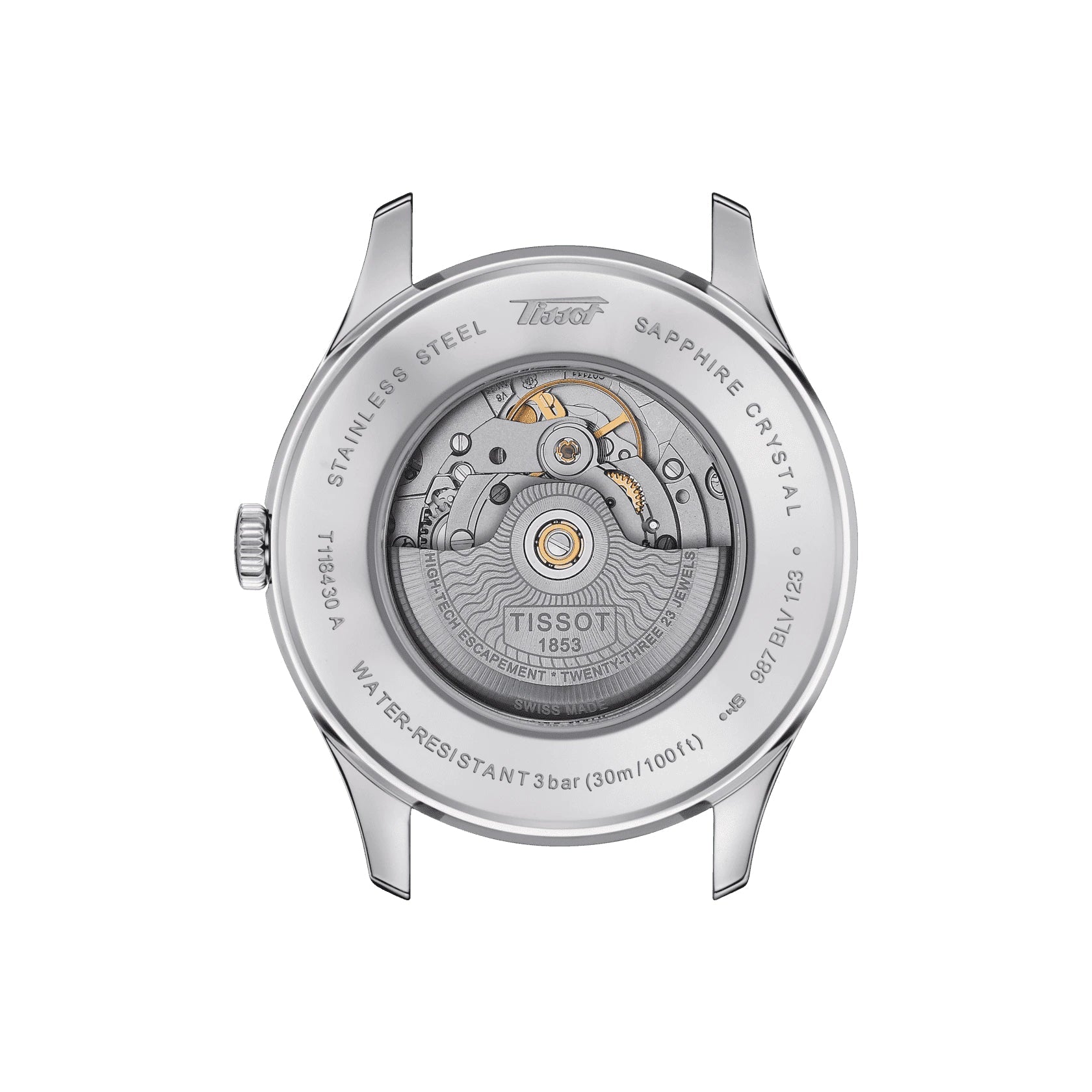 Men's Heritage Visodate Powermatic Watch T1184301627100 Tissot