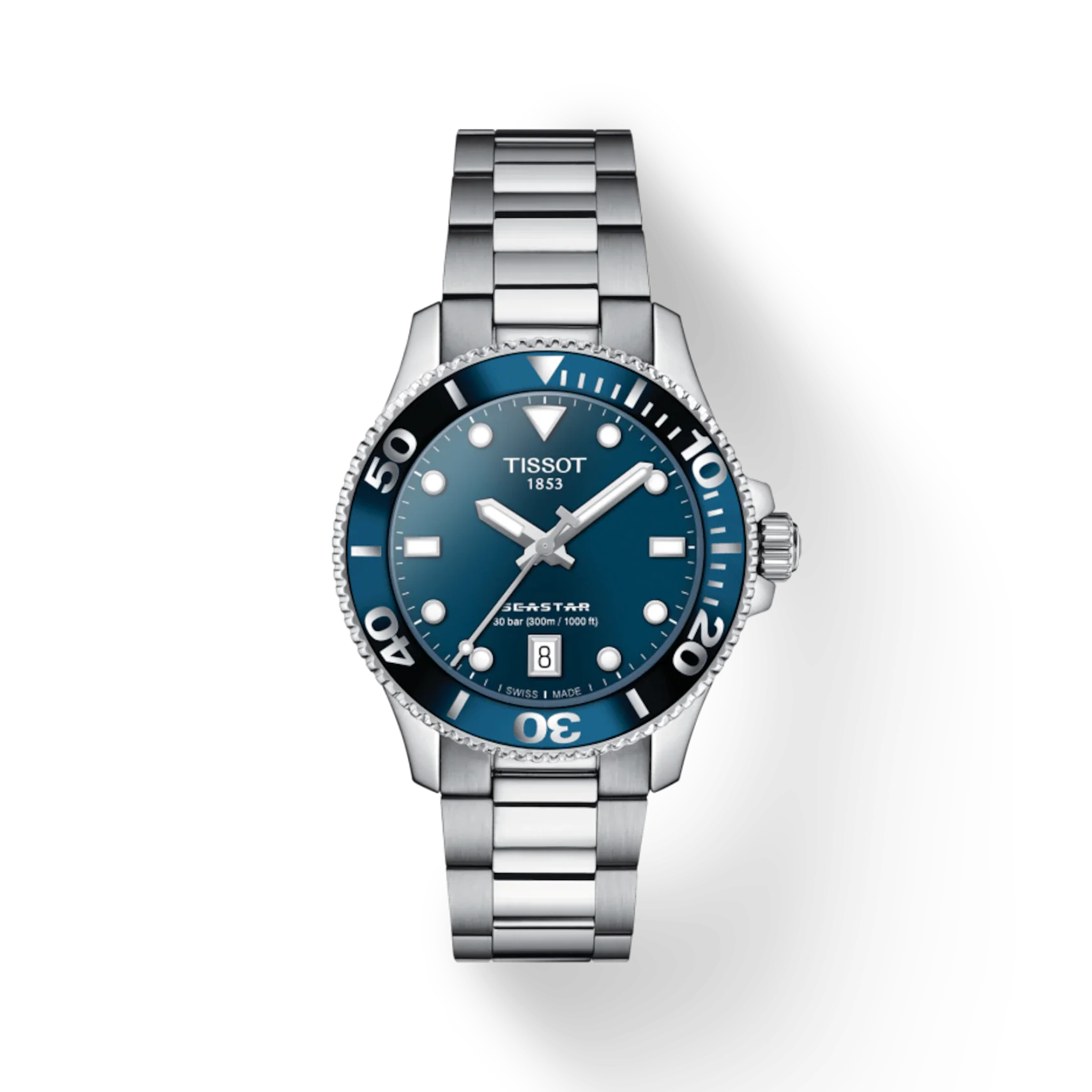 Ladies Seastar 1000 36mm Watch T1202101104100 Tissot