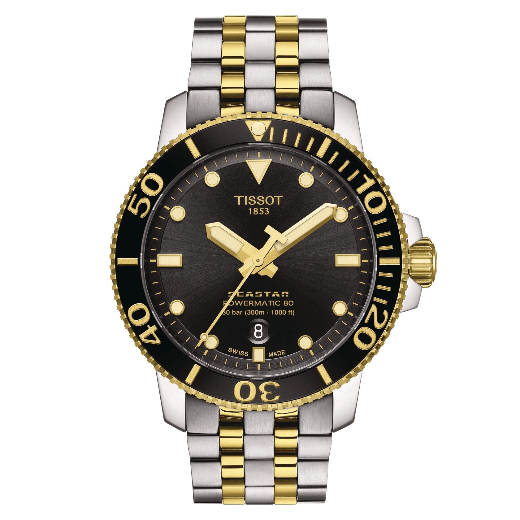 Men's Seastar 1000 Powermatic Watch T1204072205100 Tissot
