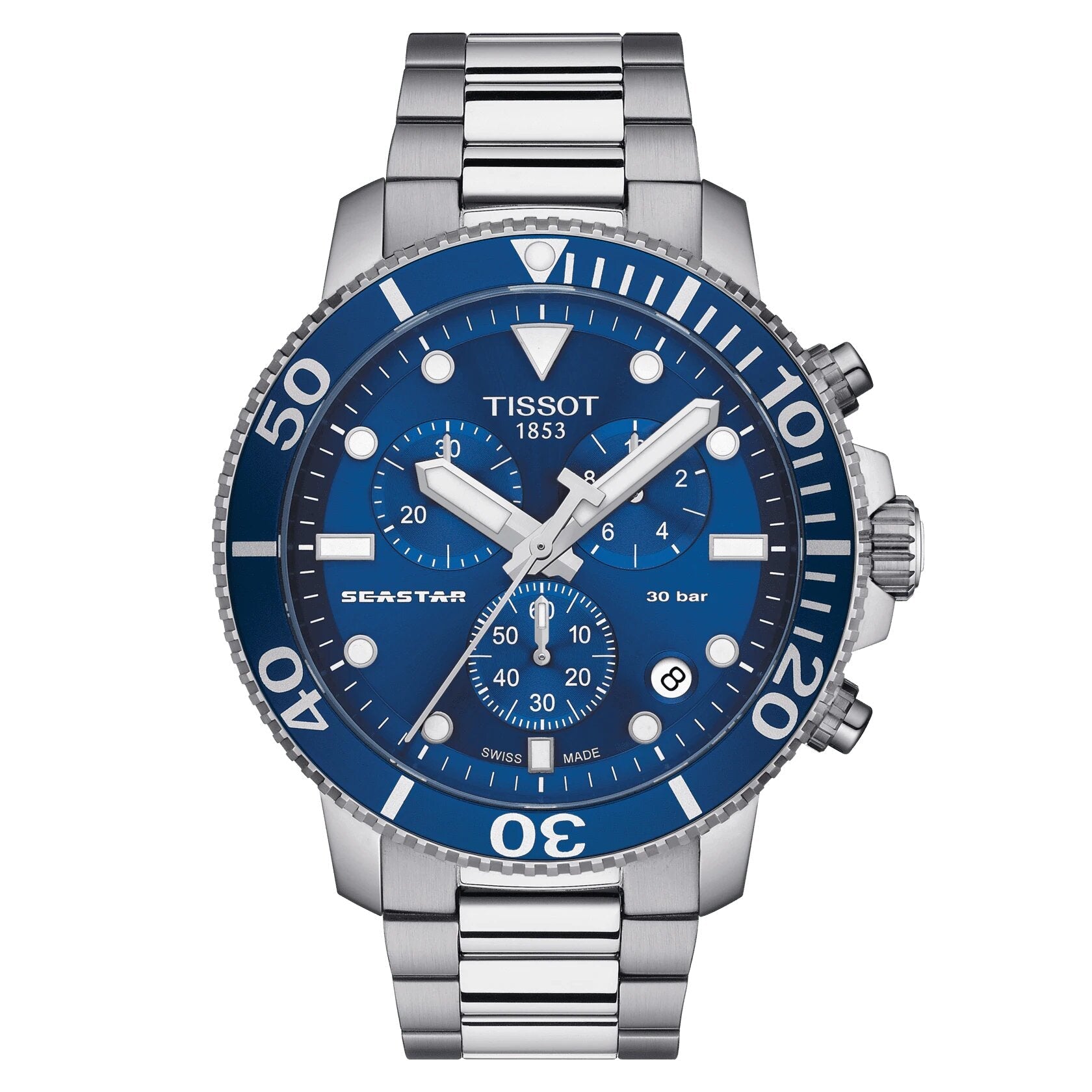 Men's Seastar 1000 Chronograph Watch T1204171104100 Tissot