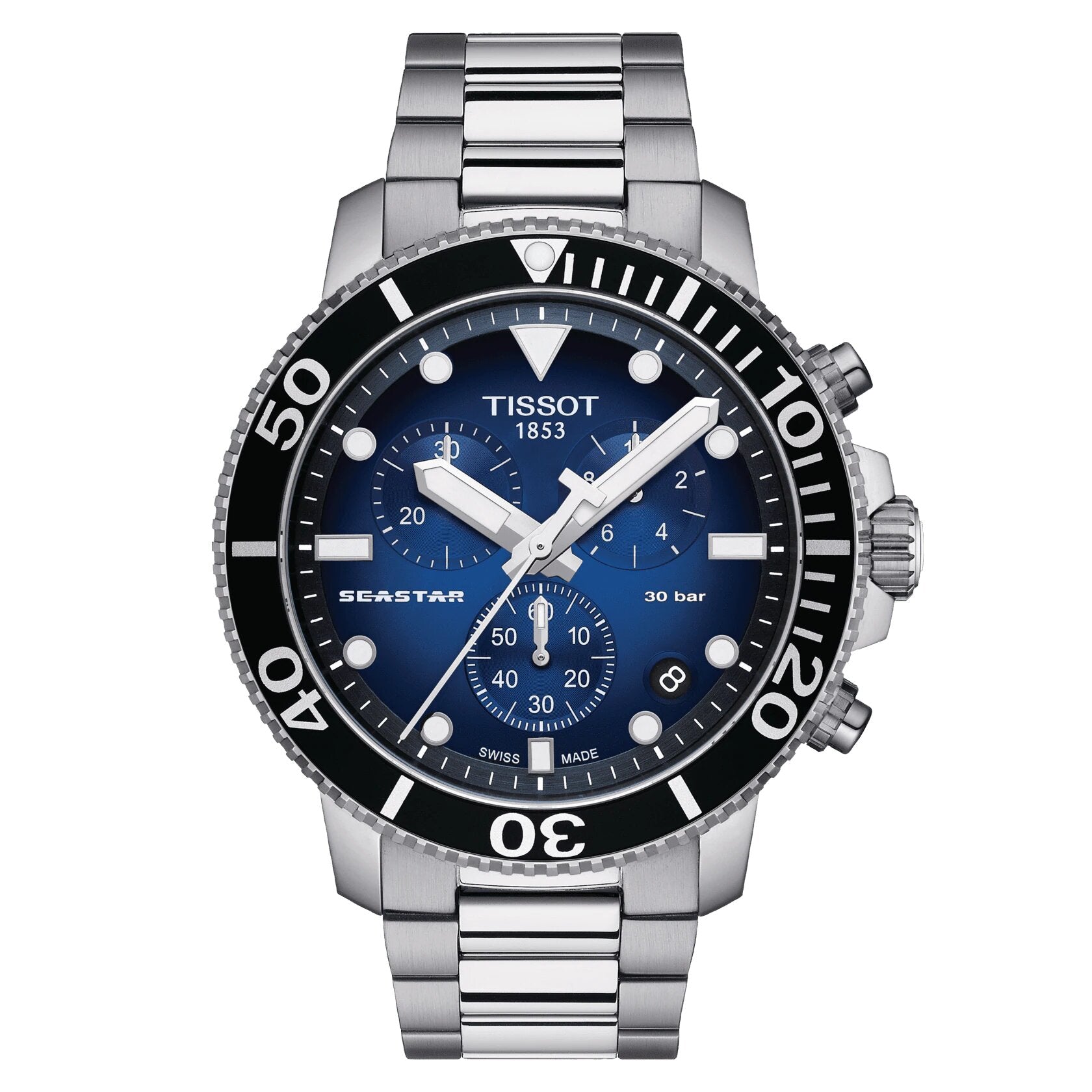 Men's Seastar 1000 Chronograph Watch T1204171104101 Tissot