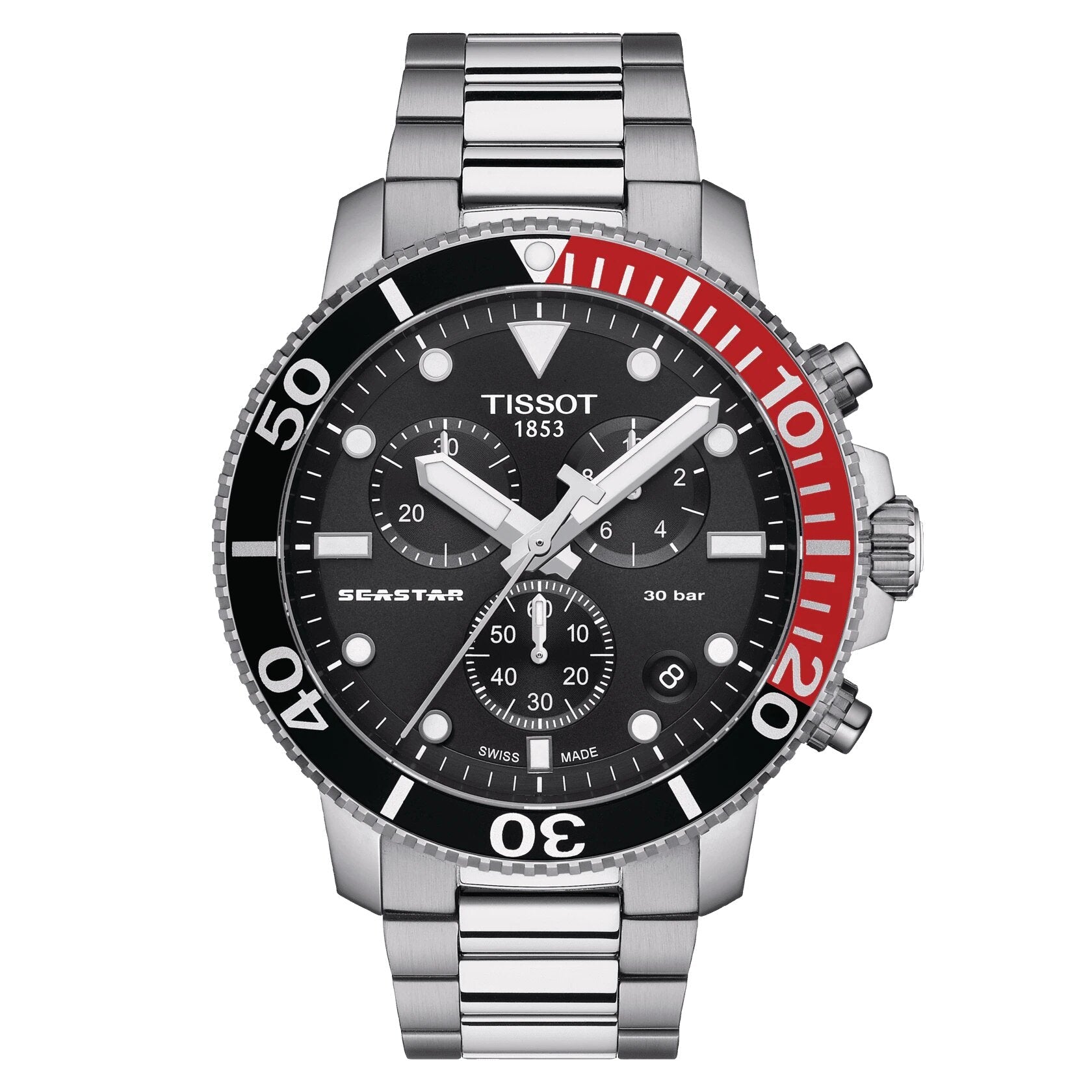 Men's Seastar 1000 Chronograph Watch T1204171105101 Tissot