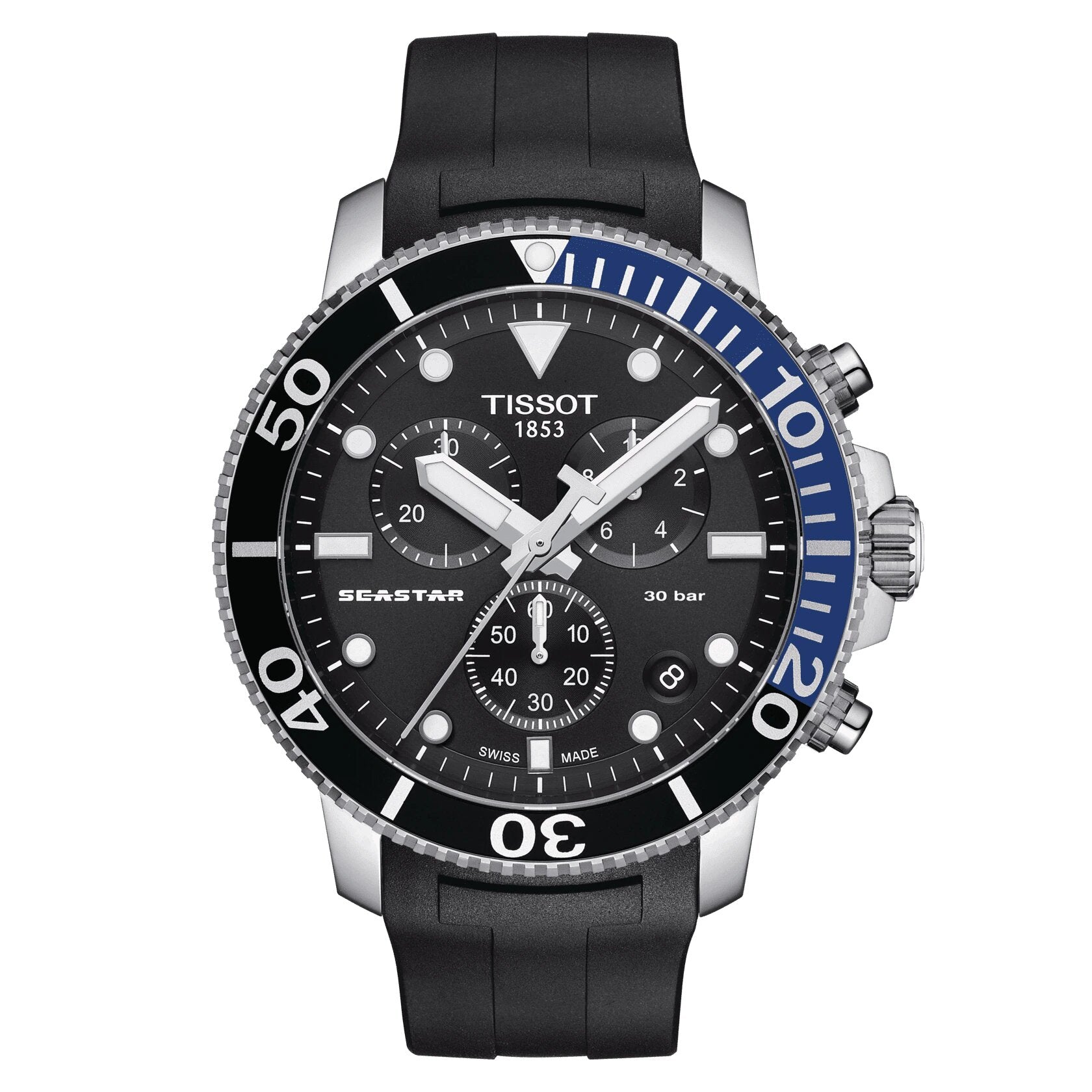Tissot. Men's Seastar 1000 Quartz Chronograph Watch (T1204171705102).