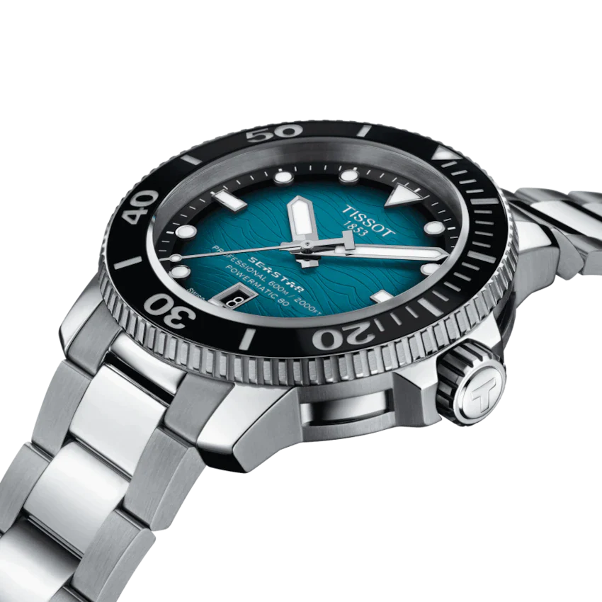 Men's Seastar 2000 Professional Powermatic 80 Watch T1206071104100 Tissot