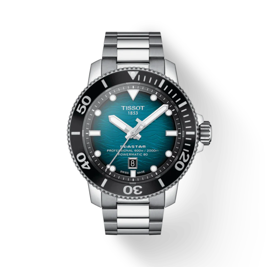 Men's Seastar 2000 Professional Powermatic 80 Watch T1206071104100 Tissot