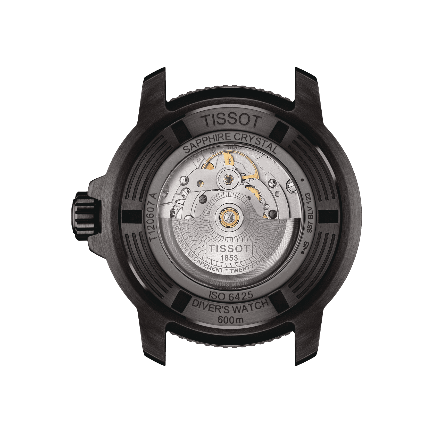 Men's Seastar 2000 Professional Powermatic 80 Watch - 600 M Water Resist. T1206073704100 Tissot