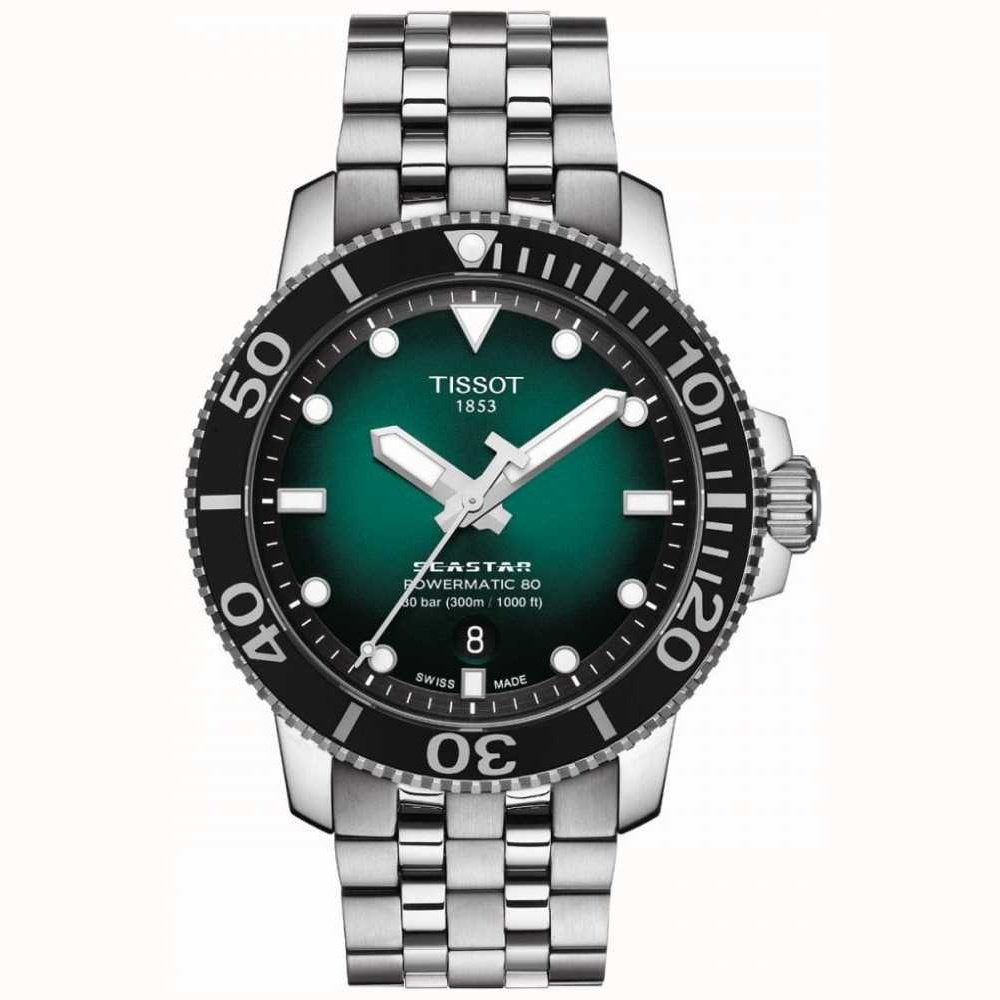 Men's Seastar 1000 Powermatic 80 Watch T1204071109101 Tissot