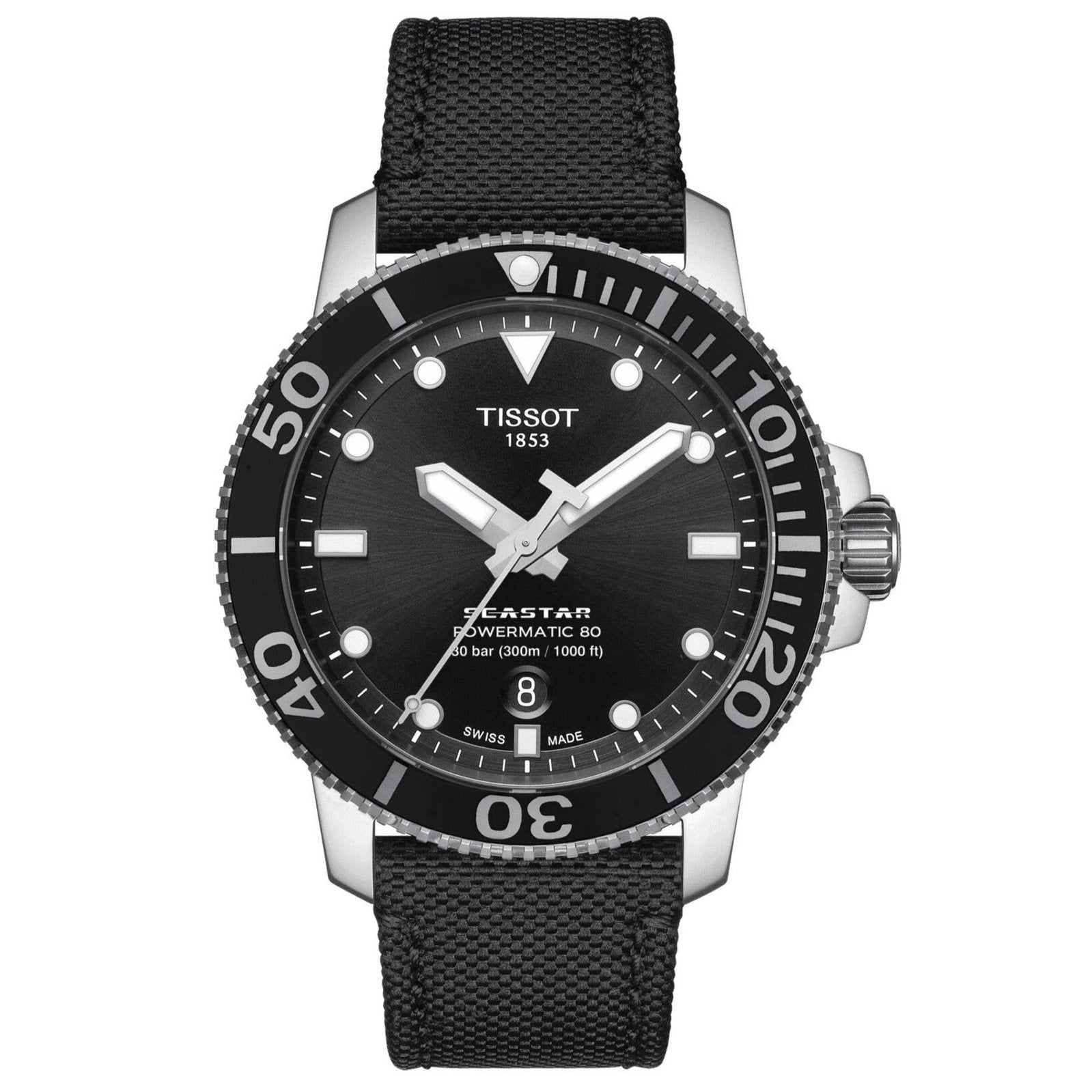Men's Seastar 1000 Powermatic 80 Watch T1204071705100 Tissot