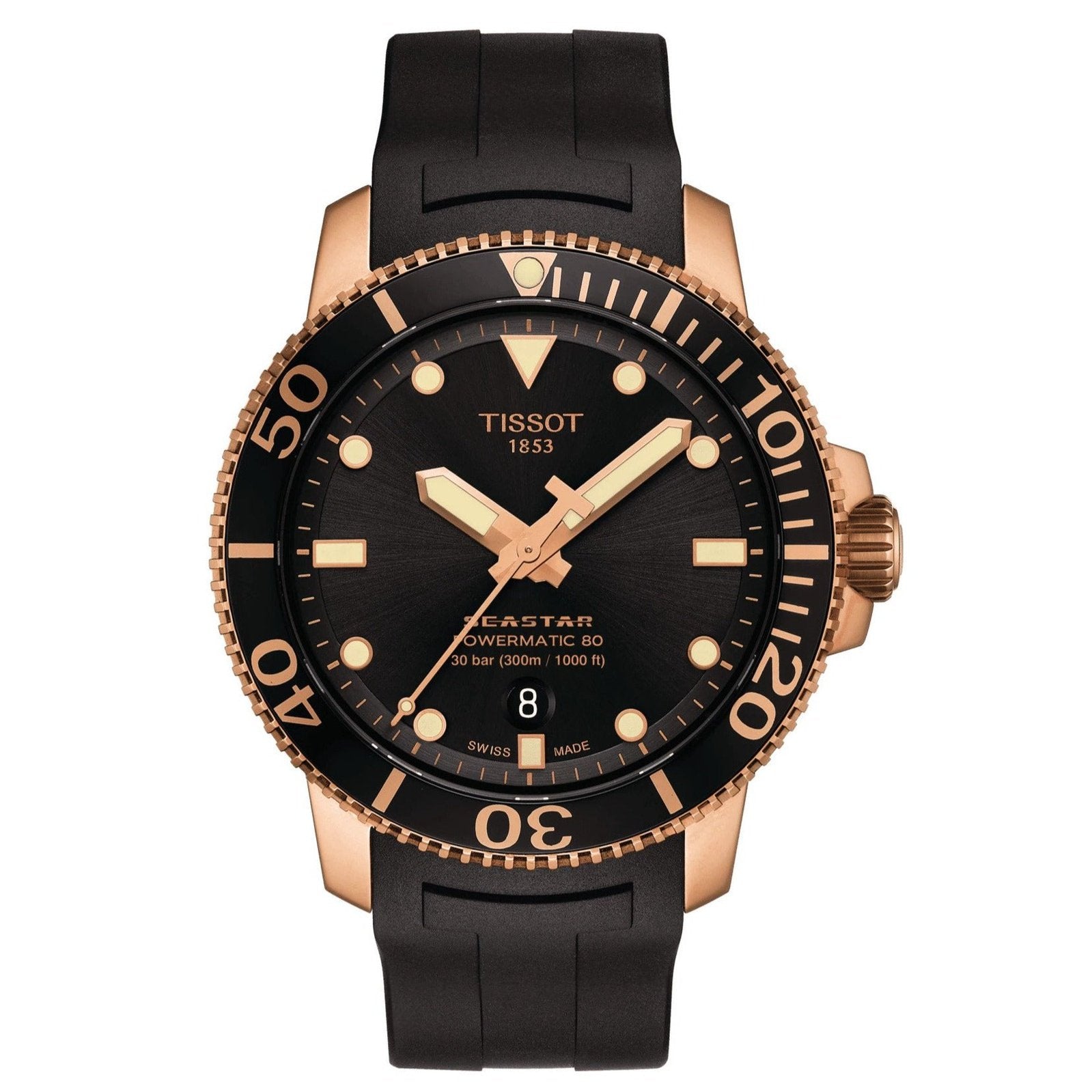 Men's Seastar 1000 Powermatic 80 Watch T1204073705101 Tissot