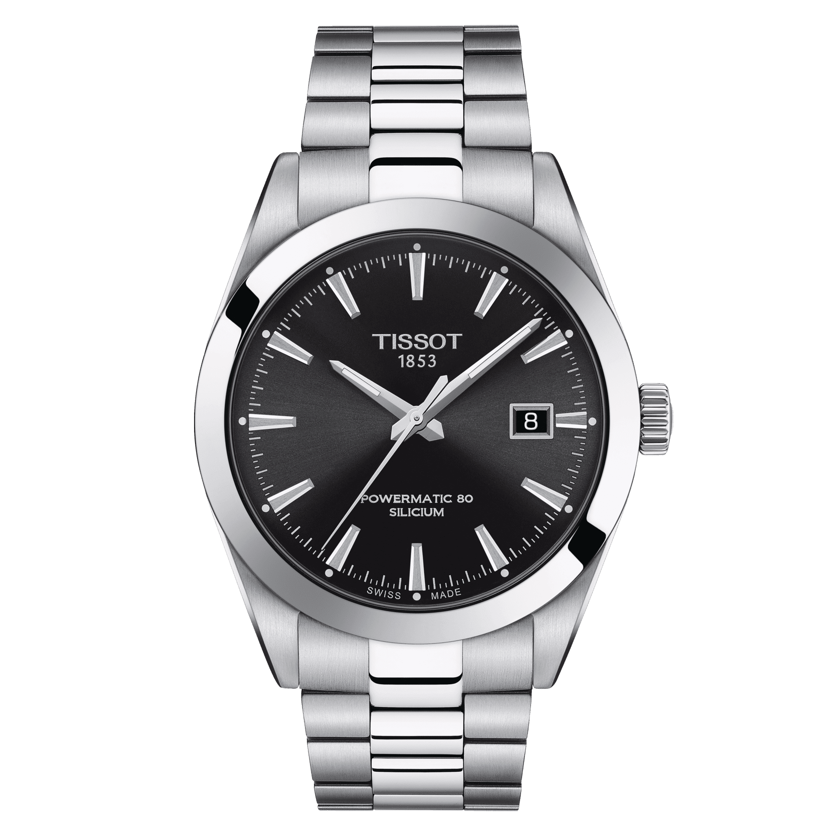 Men's Gentleman Powermatic 80 Silicium Watch T1274071105100 Tissot