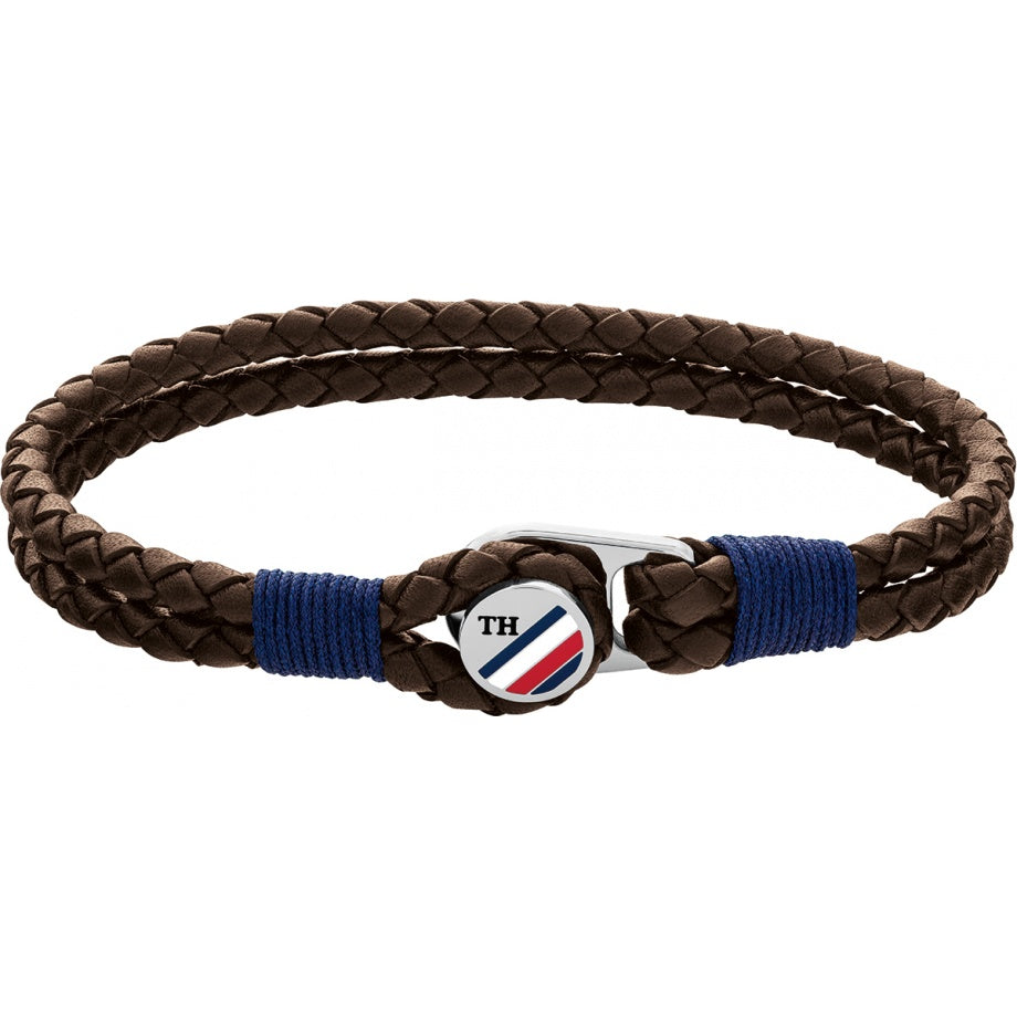 Brown Leather Bracelet 2790196L Tommy Hilfiger Jewelry