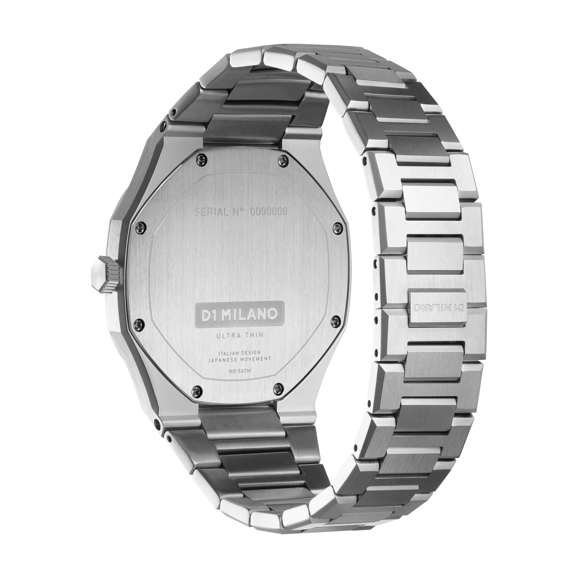 Unisex Linen Ultra Thin Bracelet 40 mm Watch D1-UTBJ23 D1 Milano