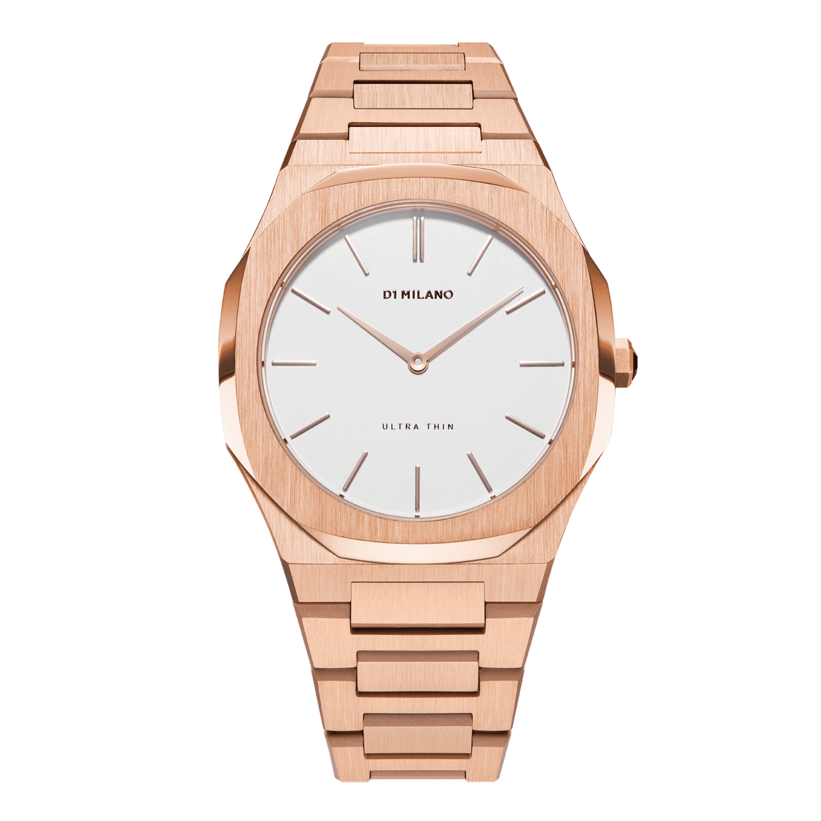 Ladies Ultra Thin Bracelet Rose Gold Watch D1-UTBL02 D1 Milano