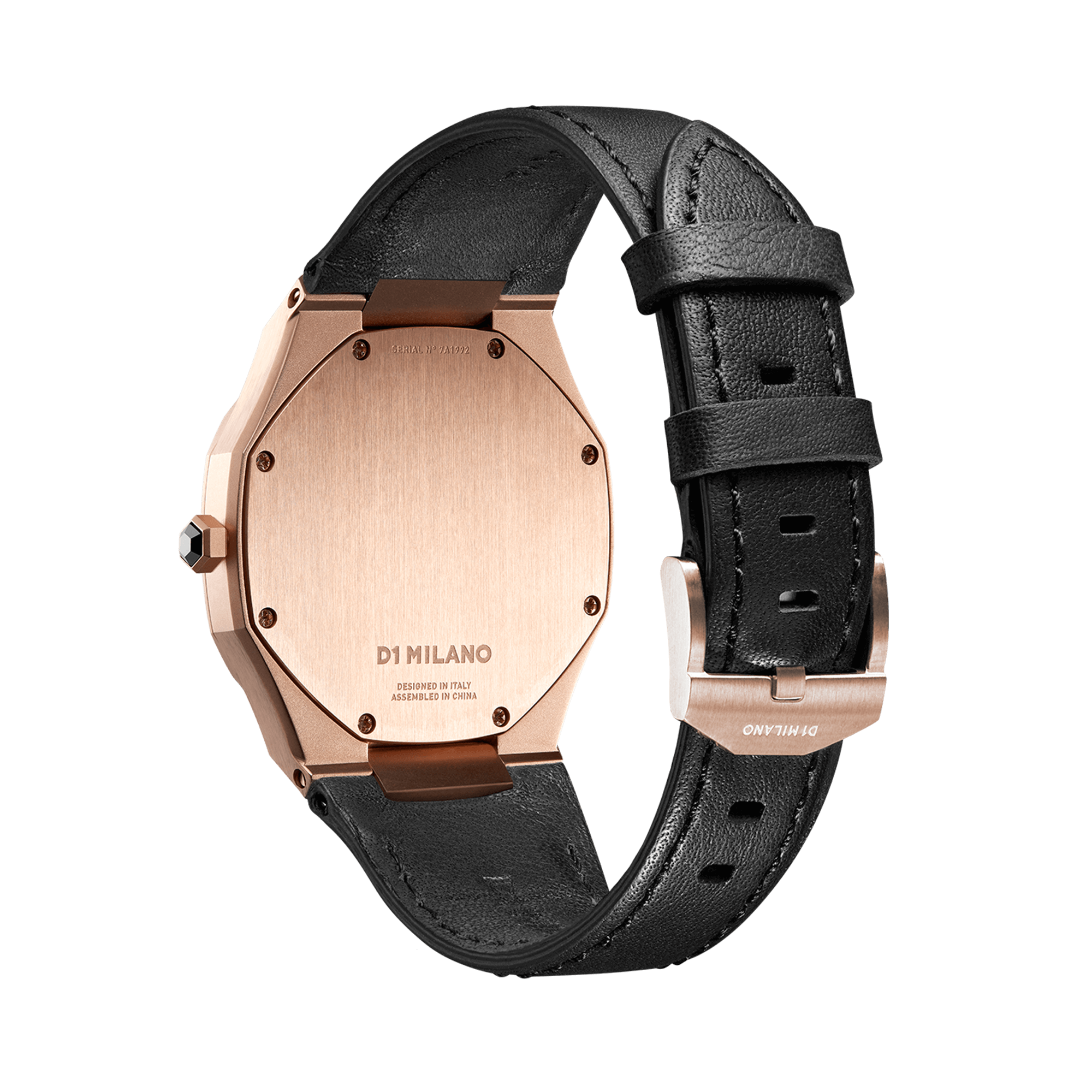 Men's Ultra Thin Leather Watch D1-UTLJ03 D1 Milano
