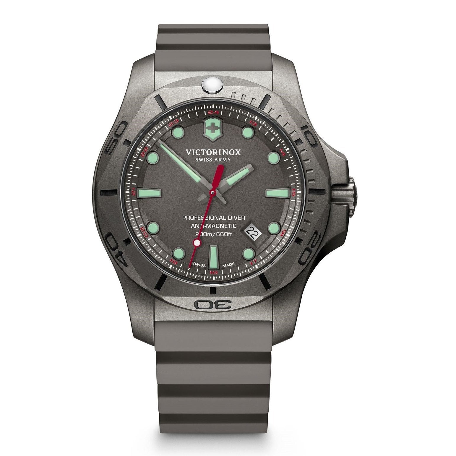 Men's I.N.O.X. Professional Diver Titanium Watch 241810 Victorinox Swiss Army
