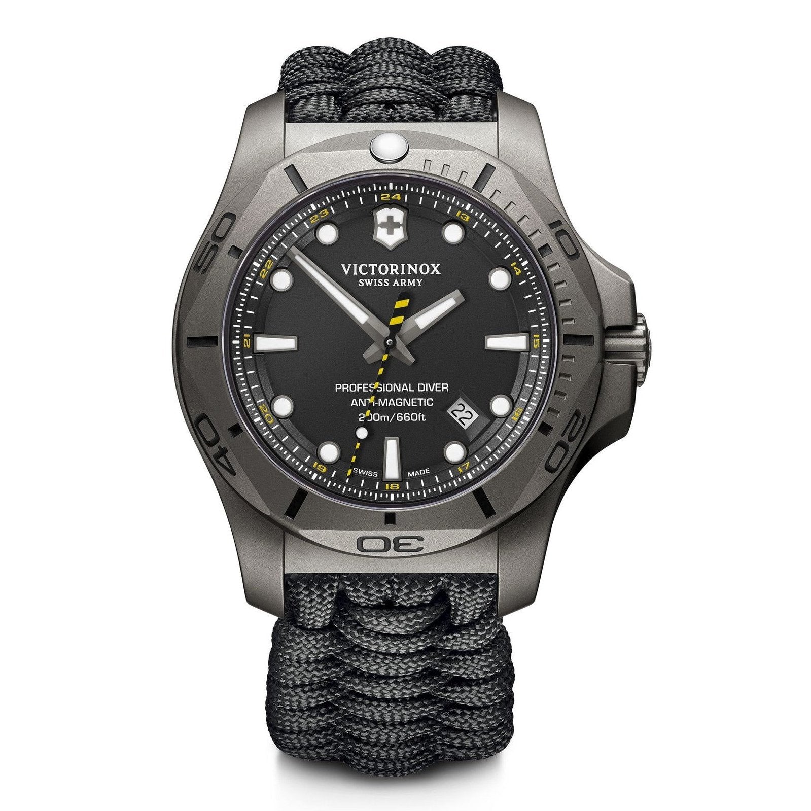 Men's I.N.O.X. Professional Diver Titanium Watch 241812 Victorinox Swiss Army
