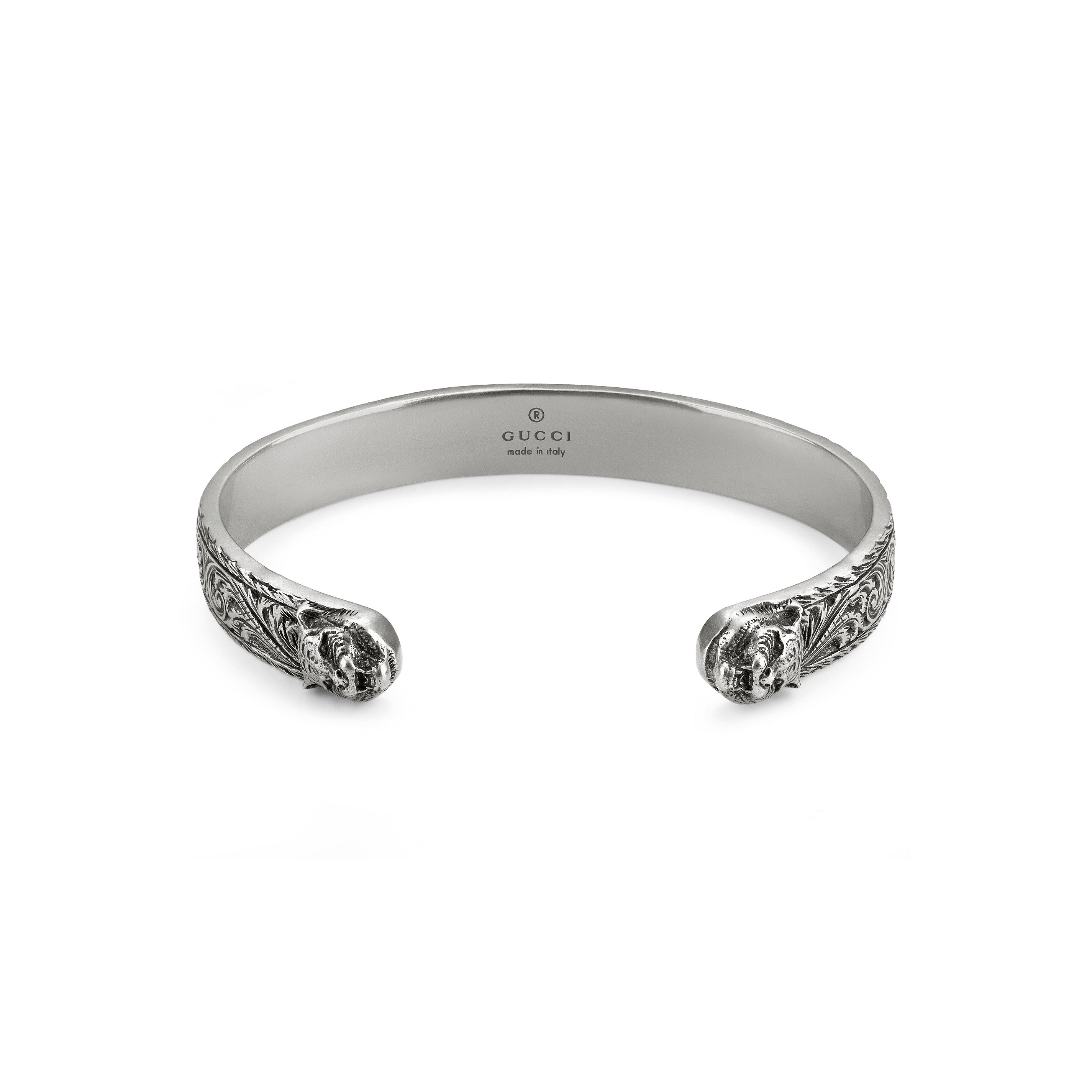 Garden Aged Silver Bracelet YBA433575001 Gucci Jewelry