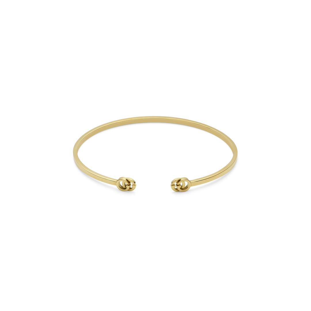 Gg Running Cuff Bracelet In 18Kt Yellow Gold YBA481663001 Gucci Jewelry