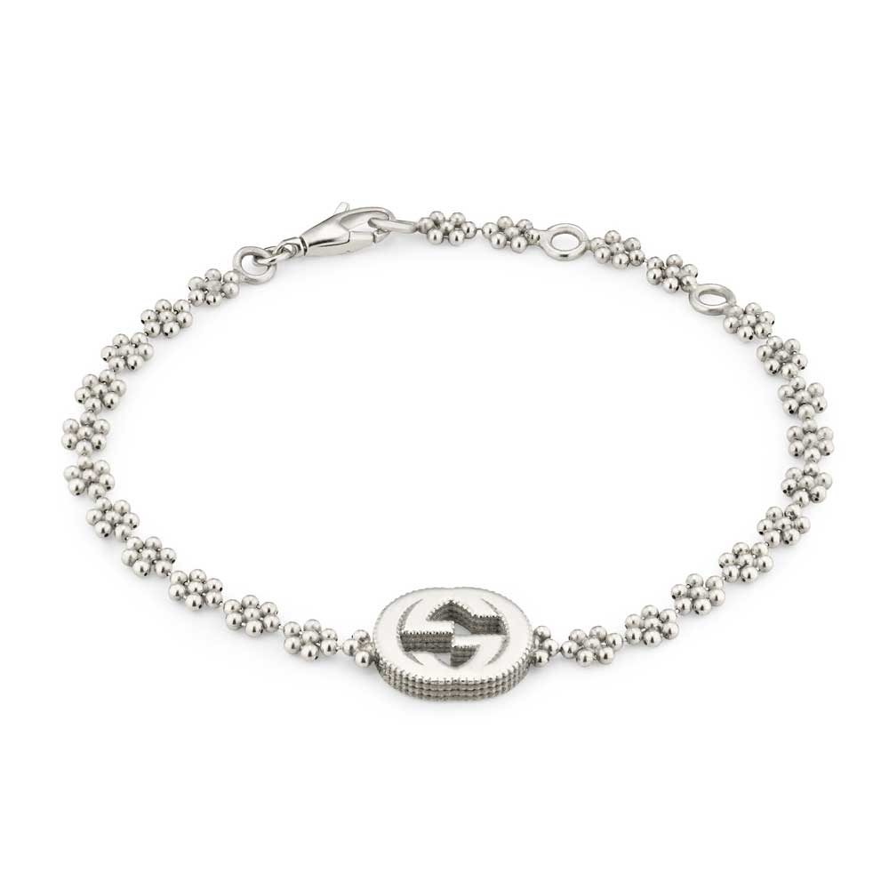 Interlocking G Silver Bracelet YBA481687001 Gucci Jewelry