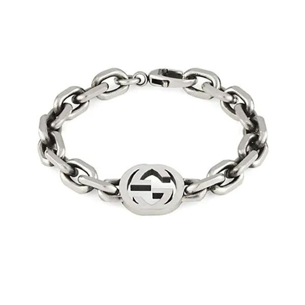 Interlocking G Bracelet In Silver (YBA620798001)