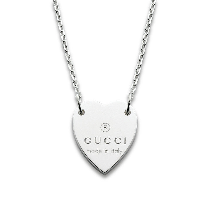 Necklace with Gucci trademark heart YBB223512001 Gucci Jewelry