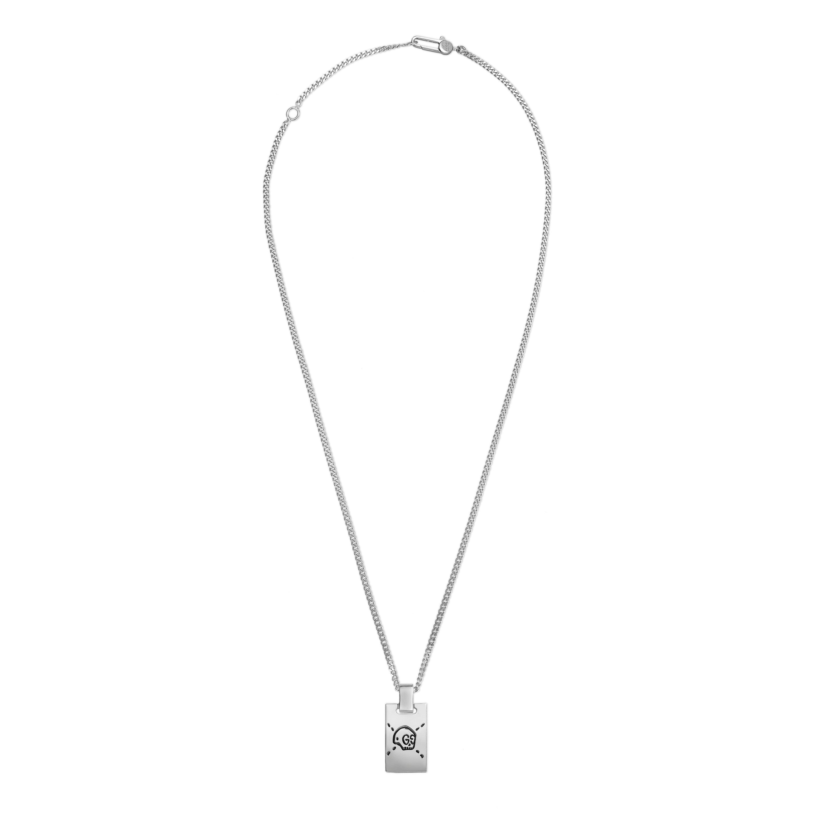 GucciGhost pendant necklace in silver YBB455315001 Gucci Jewelry