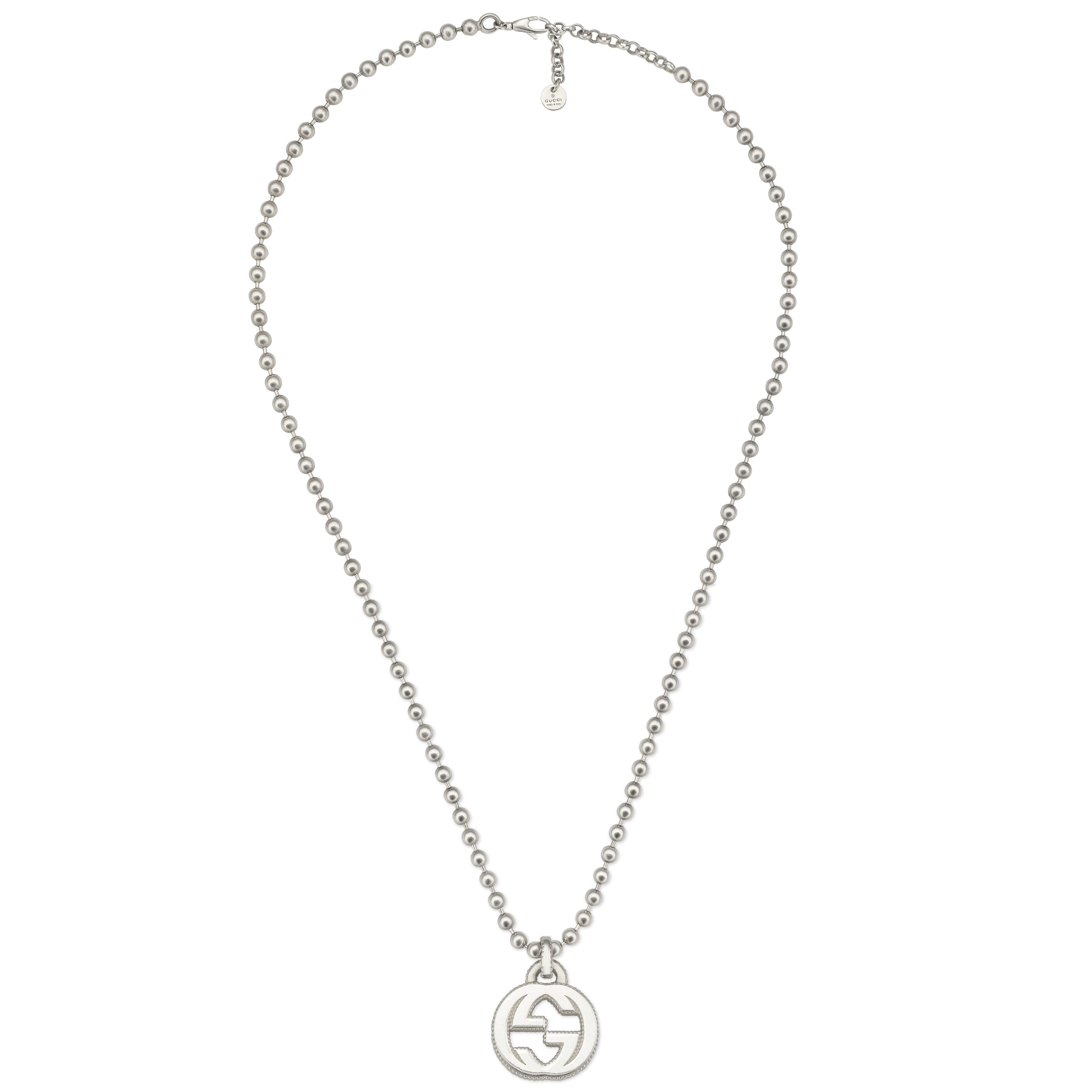 Interlocking G necklace 4 mm in silver YBB479217001 Gucci Jewelry