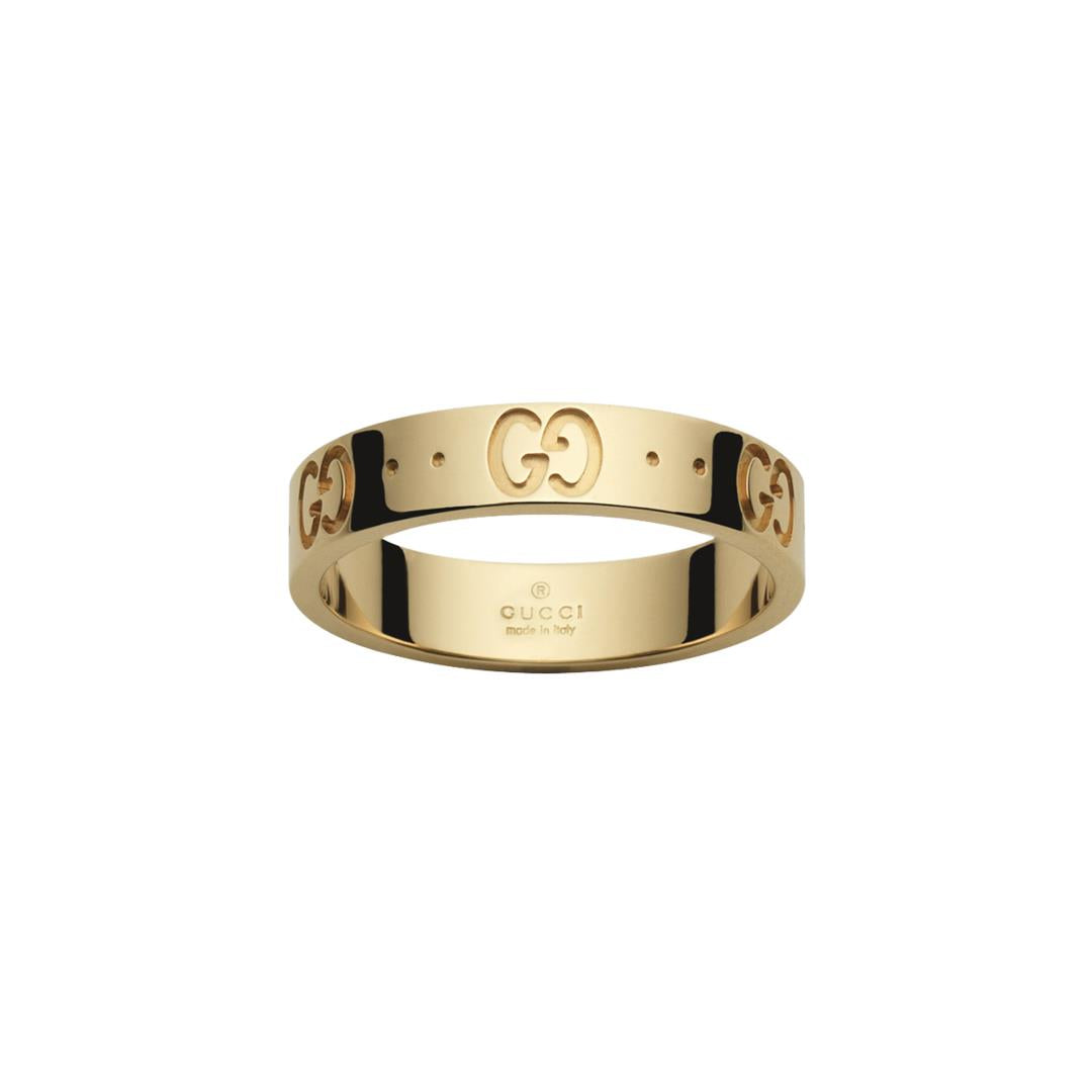 Icon Thin Band In 18Kt Yellow Gold YBC073230001 Gucci Jewelry