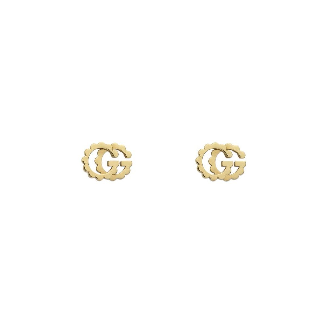 Gg Running Stud Earrings In 18Kt Yellow Gold YBD481677001 Gucci Jewelry