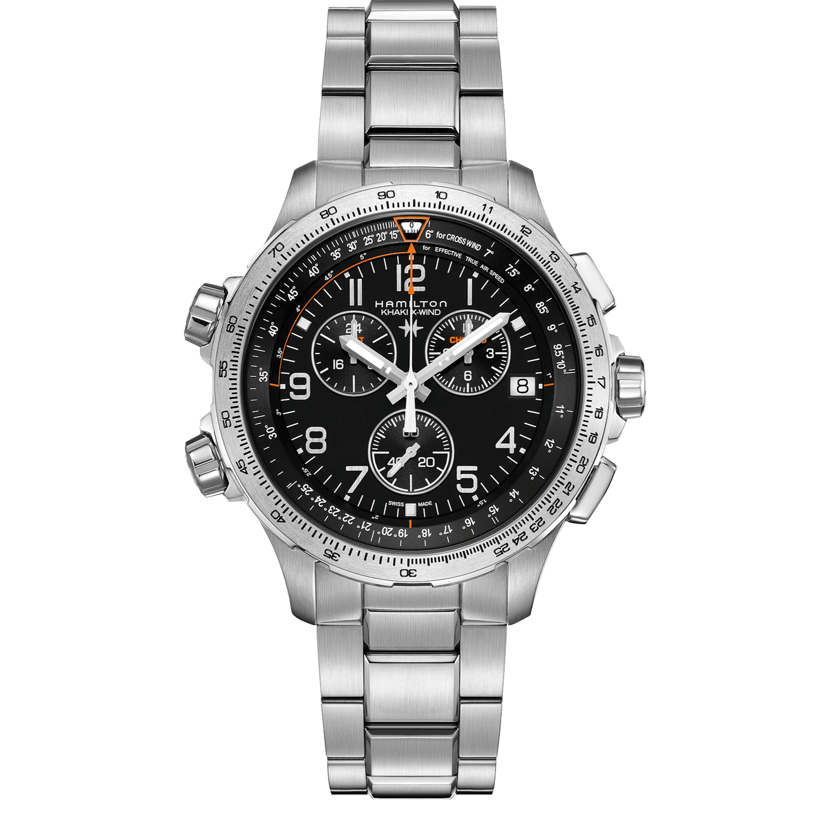 Khaki Aviation X-Wind Gmt Chrono Quartz Watch Hamilton
