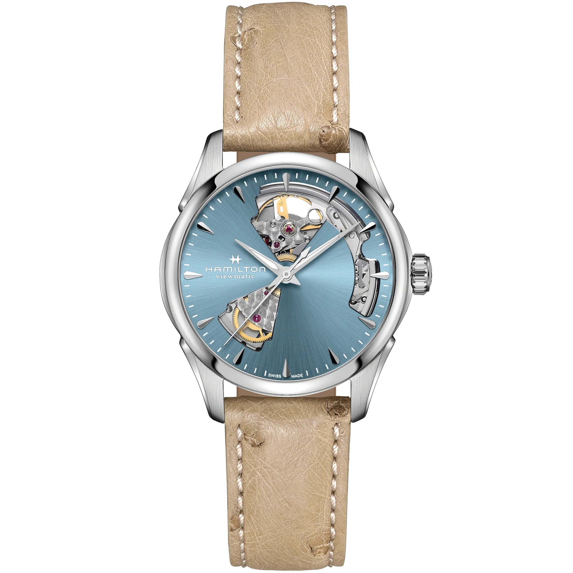 Ladies Jazzmaster Open Heart Auto Hamilton