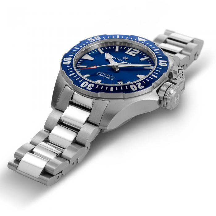 Khaki Navy Frogman Auto Hamilton