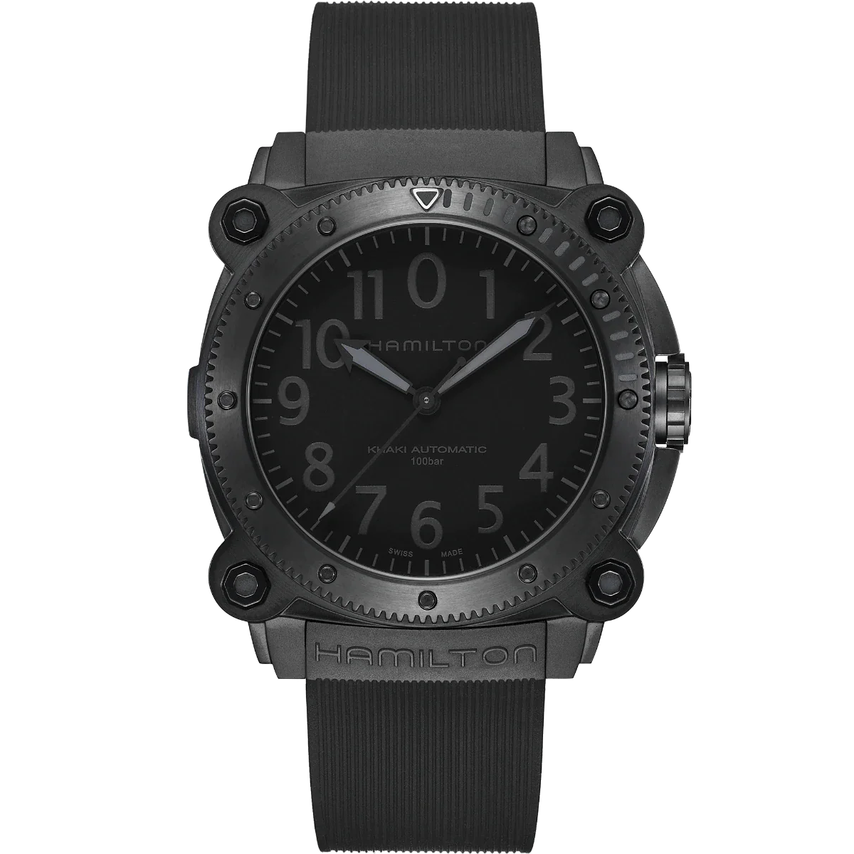 Khaki Navy Belowzero Auto Titanium Hamilton