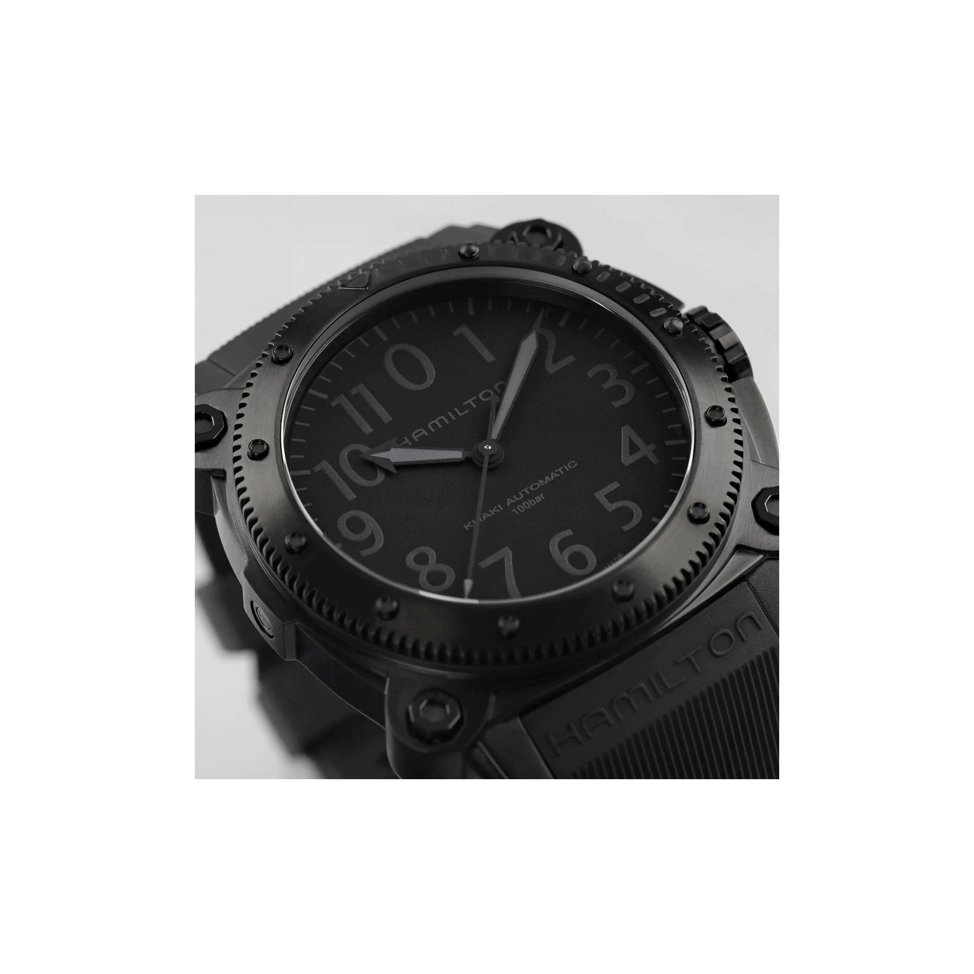 Khaki Navy Belowzero Auto Titanium Hamilton