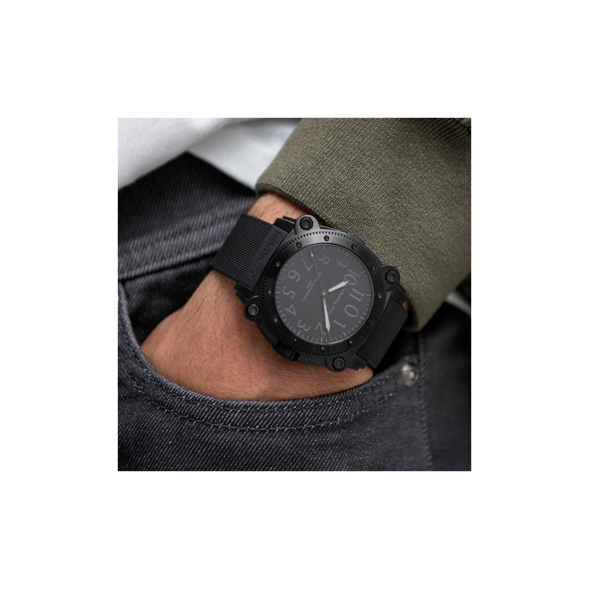 Khaki Navy Belowzero Auto Titanium Hamilton