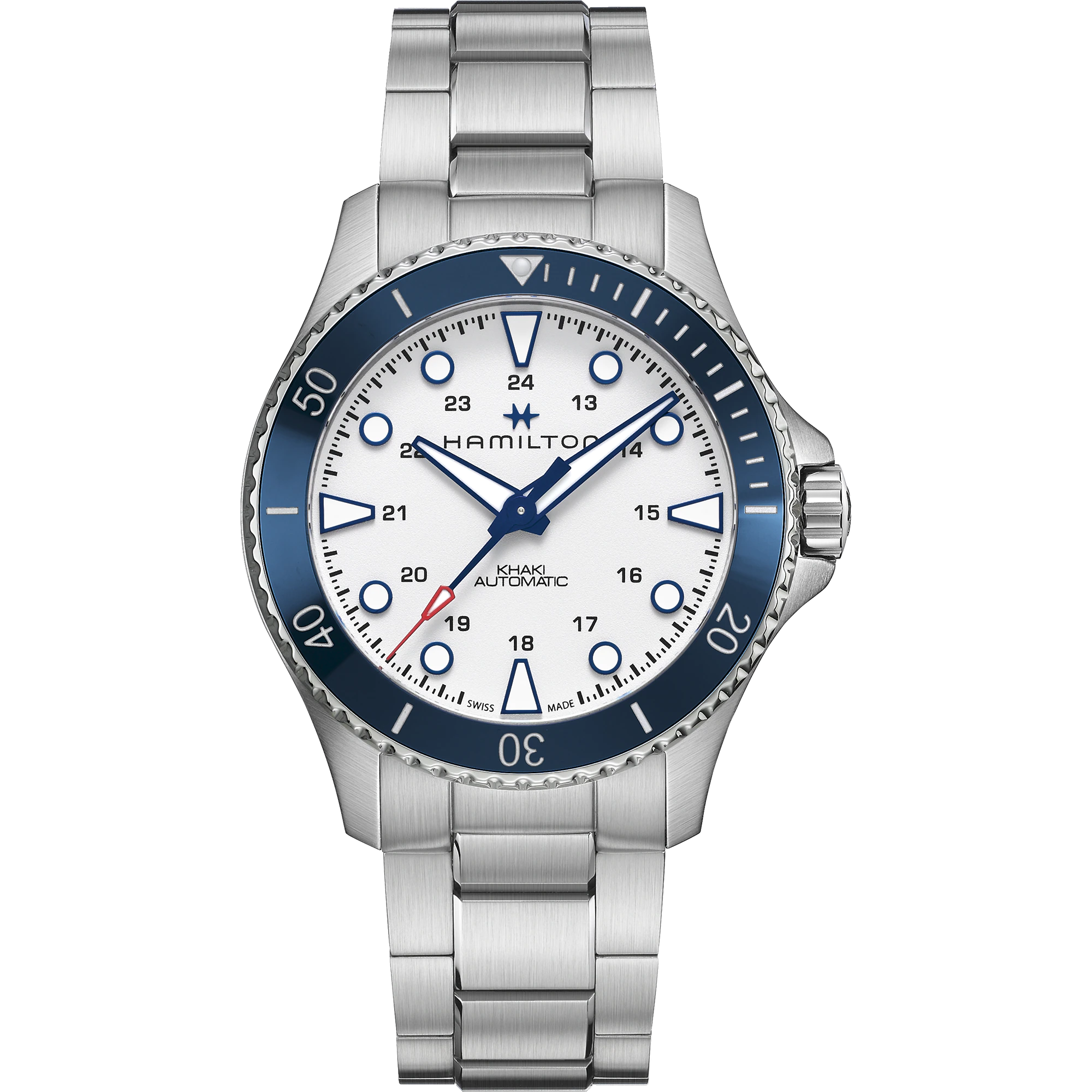 Khaki Navy Scuba Auto Hamilton