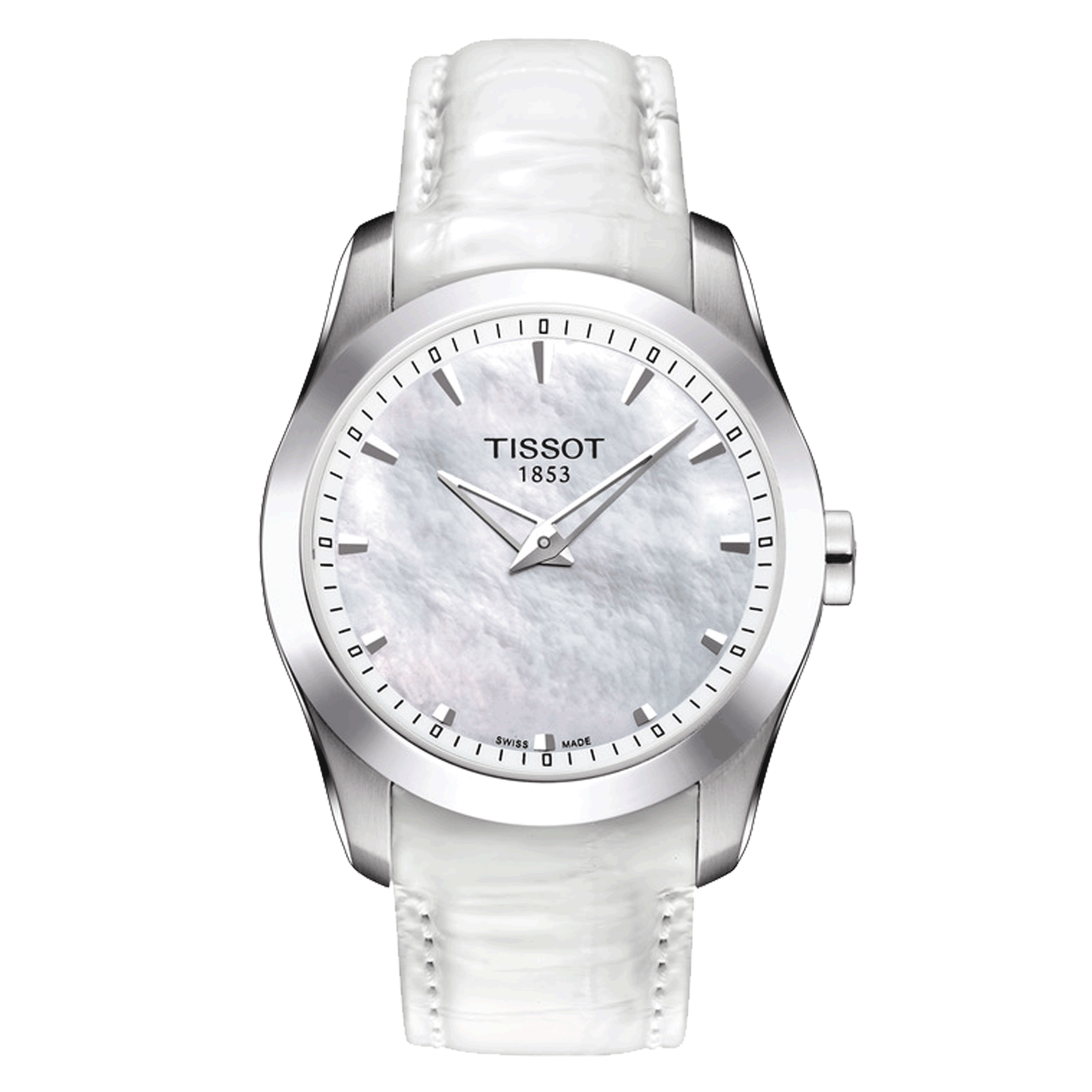 Ladies Couturier Grande Mother Of Pearl Dial Watch T0352461611100 Tissot