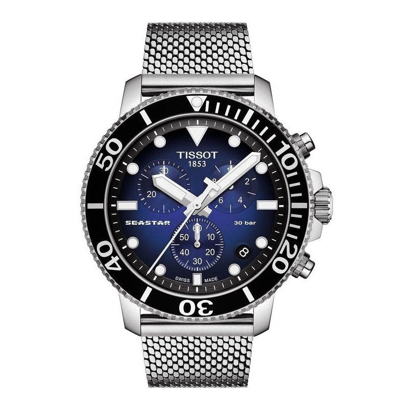 Tissot. Men's Tissot Seastar 1000 Chronograph Watch (T1204171104102).